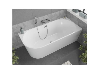 125586 1 204966 1 mexen mia rohova volne stojaca vana 170 x 80 cm prava chromova odtokova zatka a prepadovy otvor biela 52691708000p