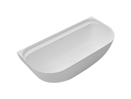 653824 cerano volne stojici vana z liteho mramoru valeria bila matna 150x80 cm