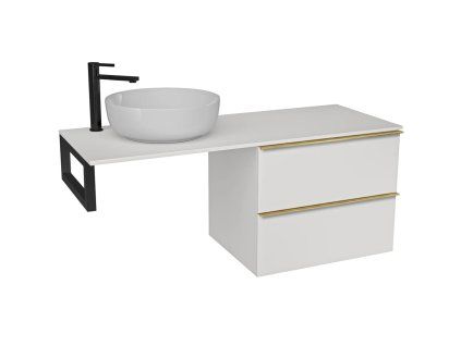 bílá černá zlatá