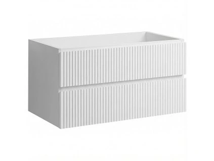 80 bílá rýhovaná