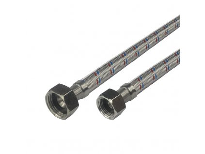 Flexibilná pripojovacia hadica FxF 1/2"x1/2", nerez , 10 cm