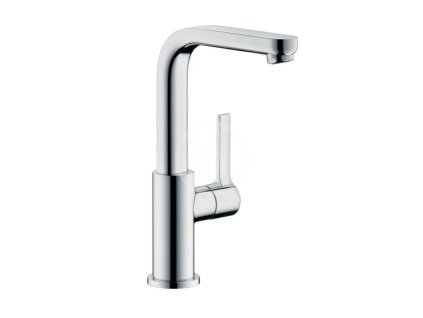 211083 hansgrohe umyvadlova baterie s otocnym vytokem a vypusti push open chrom