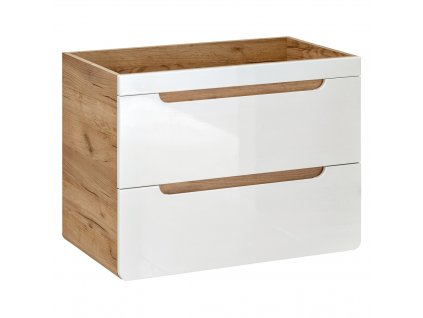 298756 comad koupelnova skrinka pod umyvadlo aruba white bila 60x59x46 cm