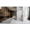 Sprchová zástena Walk-in Aero K6596 - čierna / transparentná - 100x195 cm L / P