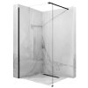 Sprchová zástena Walk-in Aero K6596 - čierna / transparentná - 100x195 cm L / P