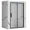 176553 6 rea sprchove dvere rapid slide cerna transparentni 120x195 cm l p