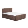 383364 boxspringova postel 140x200 hneda star