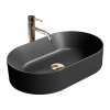 Umývadlo na dosku Nadia - čierna - 61x38,5 cm