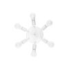 350932 2 stropni svitidlo spot 6 bila app710 6c