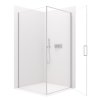 CERANO - Sprchovací kút Porte Ľ/P - 8 mm - chróm, transparentné sklo - 90x90x195 cm - otočný