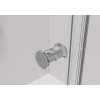 CERANO - Sprchovací kút Volpe Duo Ľ/P - 6 mm - chróm, transparentné sklo - 70x70x190 cm - zalamovacie