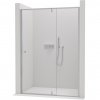 CERANO - Sprchové pivotové dvere Santini Ľ/P - 6 mm - chróm, transparentné sklo - 140x195 cm