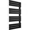 429652 5 cerano koupelnovy radiator theo l p asymetricke pripojeni 50mm 650w cerna matna 1200x500 mm