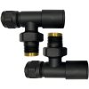 478120 cerano pripojovaci sada radiatorovych ventilu rohova cerna matna