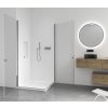 CERANO - Sprchovací kút Antelo Duo Ľ/P - 6 mm - chróm, transparentné sklo - 120x70x190 cm - otočný