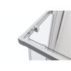 CERANO PROJECT - Sprchovací kút Fabrizio L/P + FastInstall - 5 mm - chróm, transparentné sklo - 90x90x190 cm - posuvný