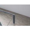 CERANO - Trostenný sprchovací kút Ferri UL/P - 6 mm - chróm, transparentné sklo - 90x100x195 cm - pivotový