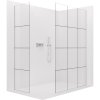 CERANO - Sprchová zástena Walk-in Crystal TL/P - 8 mm - bezvzperový systém - chróm, industriálne sklo - 120x110x200 cm