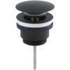 CERANO - Umývadlový výpust - 5/4“ click-clack - univerzálny - čierna matná