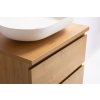 668596 2 cerano koupelnova skrinka carole s deskou pod umyvadlo 36 mm dub medovy 61x51 6x46 5 cm