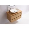668602 cerano koupelnova skrinka carole s deskou pod umyvadlo 36 mm dub medovy 81x51 6x46 5 cm