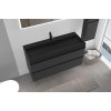 670123 cerano koupelnova skrinka velora cerna matna uchytka cerna umyvadlo s otvorem pro baterii z liteho mramoru vita cerna 100x53x46 cm