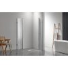 CERANO - Sprchovací kút Volpe Duo Ľ/P - 6 mm - chróm, transparentné sklo - 110x60x190 cm - zalamovacie