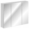 299074 comad koupelnova skrinka se zrcadlem havana white bila 100x75x16 cm