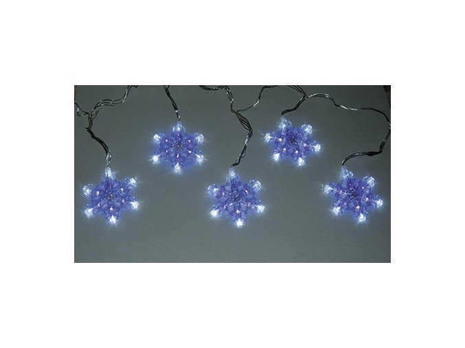 Vlocky LED spajatelne DL6028E/SF/24WNB modro stud.biela