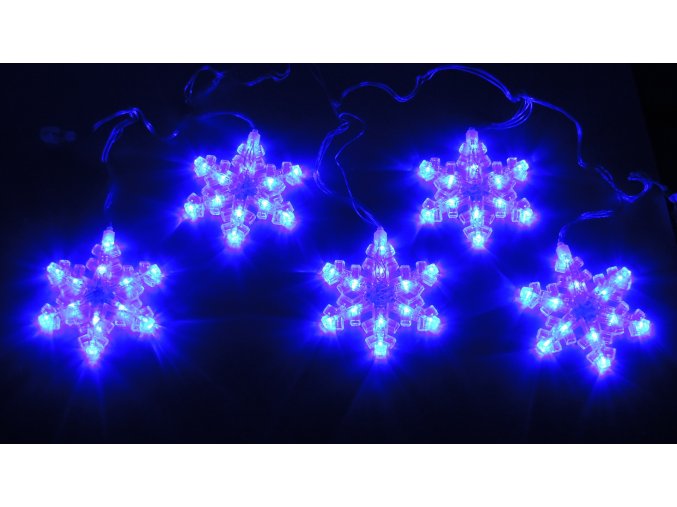 Vlocky LED spajatelne DL6028E/SF/24B modre
