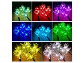 LED retaz KVETY 20LED RGB