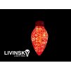 MAXI siska, 30LED, IP44, cervena R/FLASH