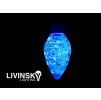 MAXI siska, 30LED, IP44, modra B/FLASH