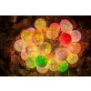 Svetelna LED retaz-snehove gule RGB