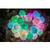 Svetelna LED retaz-snehove gule RGB