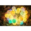 Svetelna LED retaz-snehove gule RGB