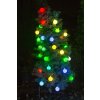 Svetelna LED retaz-snehove gule RGB