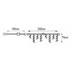 Dazd LED DRLI100/250E/W studena biela