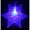 Svetelna LED retaz na baterky s priesvitnymi vlockami 30LED