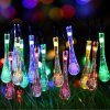 Svetelna retaz 30 LED KVAPKY farebna