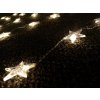 Zaves s hviezdami 40 LED, tepla biela IP44