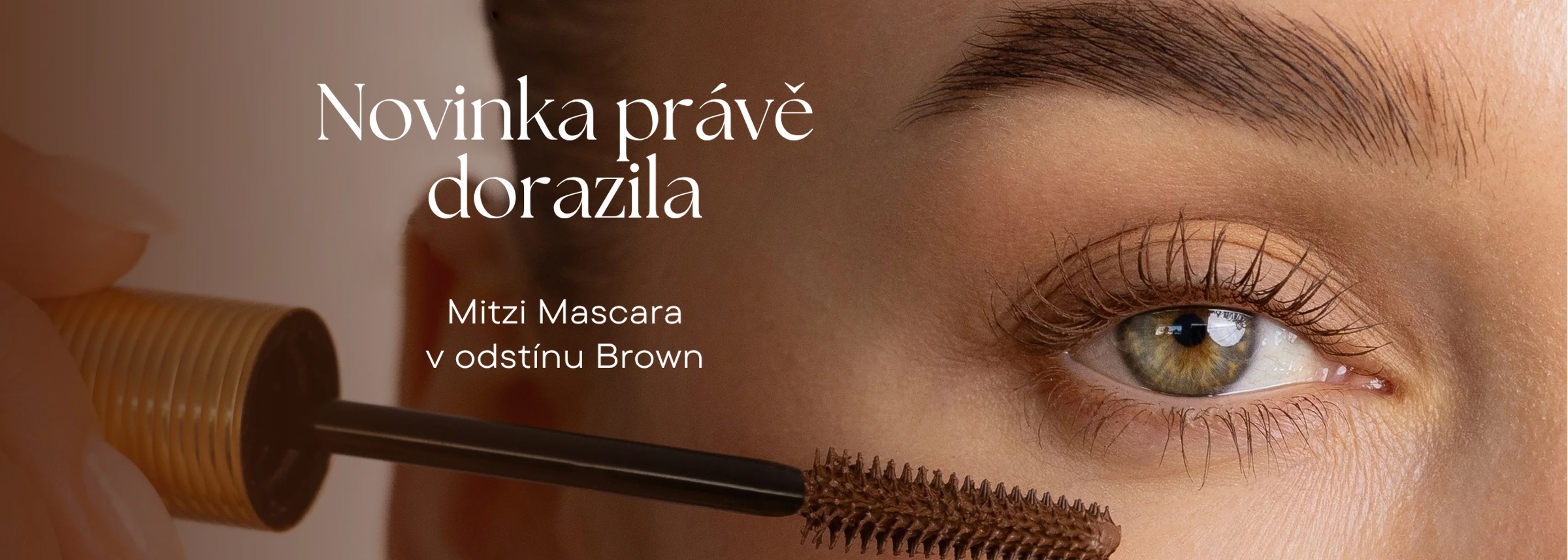 Mitzi Mascara Brown - hnědá řasenka Eco by Sonya