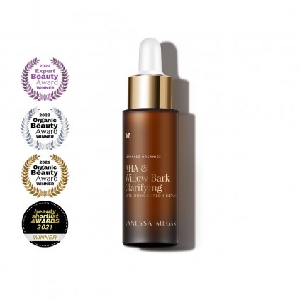Čistící sérum pro pleť problematickou s AHA kyselinami AHA & Willow Bark Clarifying Anti congestion Serum