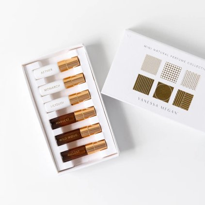 Kolekce přírodních parfémů Vanessa Megan Mini Natural Perfume Collection
