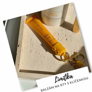 Limitka od Eco By Sonya 🥭🍊 nový Glory lips přírodní balzám na rty s dokonalou mangovo vanilkovou příchutí a přívěskem na...