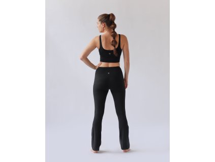 Flared Harper legíny Black Joga - Buttery soft (velikost S)
