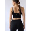 Crop top Flow Black - Buttery soft kolekce (velikost M)