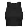 Crop top body Black - Buttery soft kolekce (velikost L)