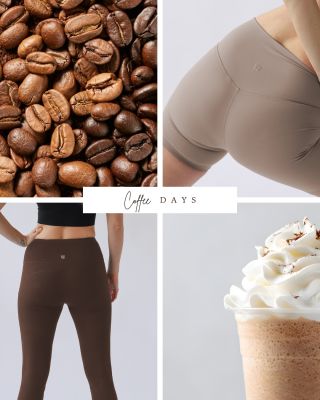 ✨ Coffee vibes v jóga oblečení ✨ Podzim volá po hřejivých tónech – a právě proto jsme do jóga šatníku přinesli barvy kávy...