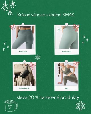 🌲Začínáme 1. 12. – XMAS sleva 20 % na naše výrazné zelené kousky! Objev sílu barvy, která dodá energii každému dni. Naše...